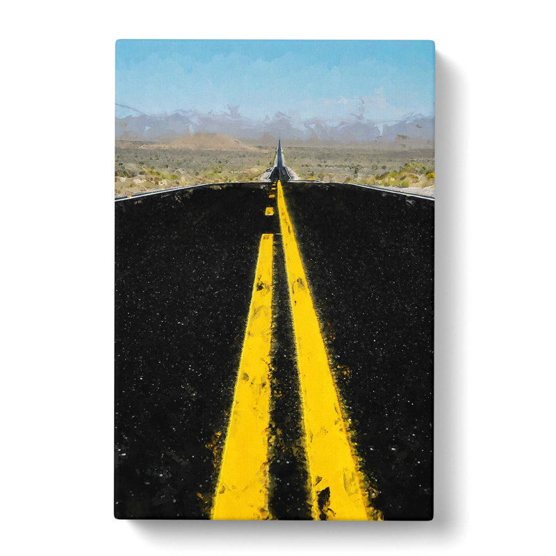 Horizon Of Nevada In Abstract - Wrapped Canvas Print, 50cm H x 35cm W x 3cm D