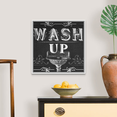 " Chalkboard Bath Signs III " Print