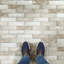 Brique 2 1/2 po Americana Boston X 10 po Carreau de porcelaine rustique pour mur et plancher