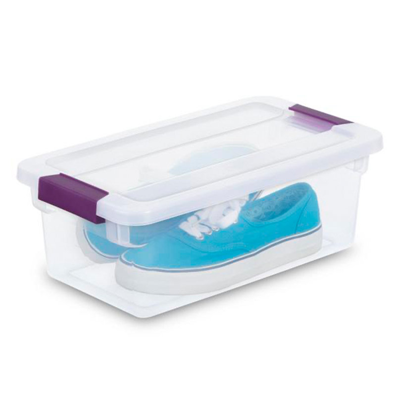 Sterilite Clear View Storage Container Tote w/ Latching Lid