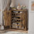 6-Tier Farmhouse Shoe Storage Cabinet-441064110