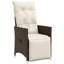 Ensemble bistro de patio avec coussins en rotin de polyester brun-878186344-878186351
