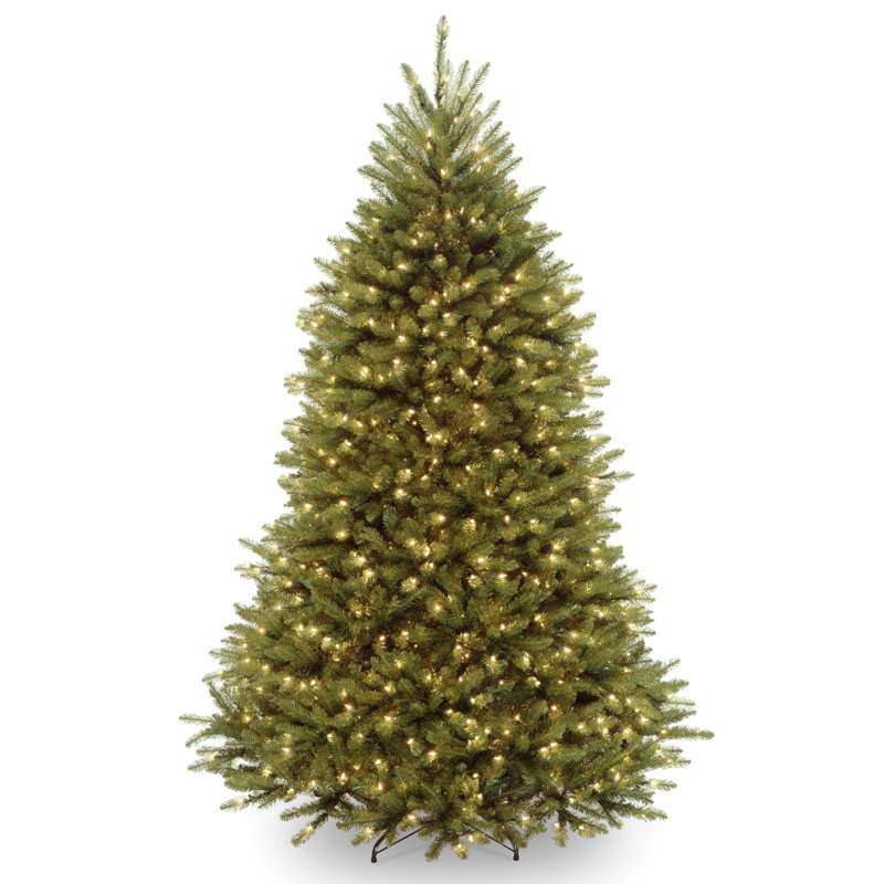National Tree Company Dunhill Fir Tree with Dual Color LED Lights and PowerConnect, 7'