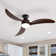 Nicola 52" 3 - Blade LED Standard Ceiling Fan with Remote Control and Light Kit Included