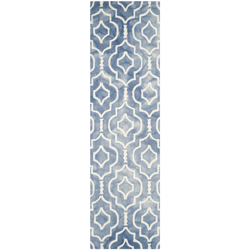 Berman Hand Tufted Wool Geometric Rug, Runner 2'3" x 8'