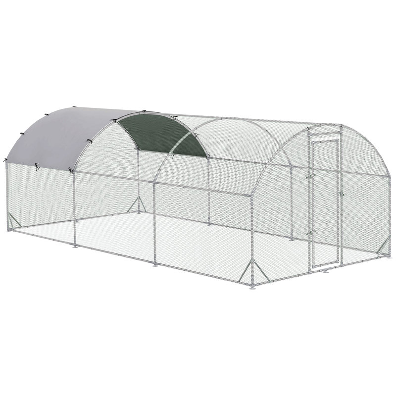 Grand poulailler Pawhut, H 77,5 po x l 110,25 po x P 224,5 po