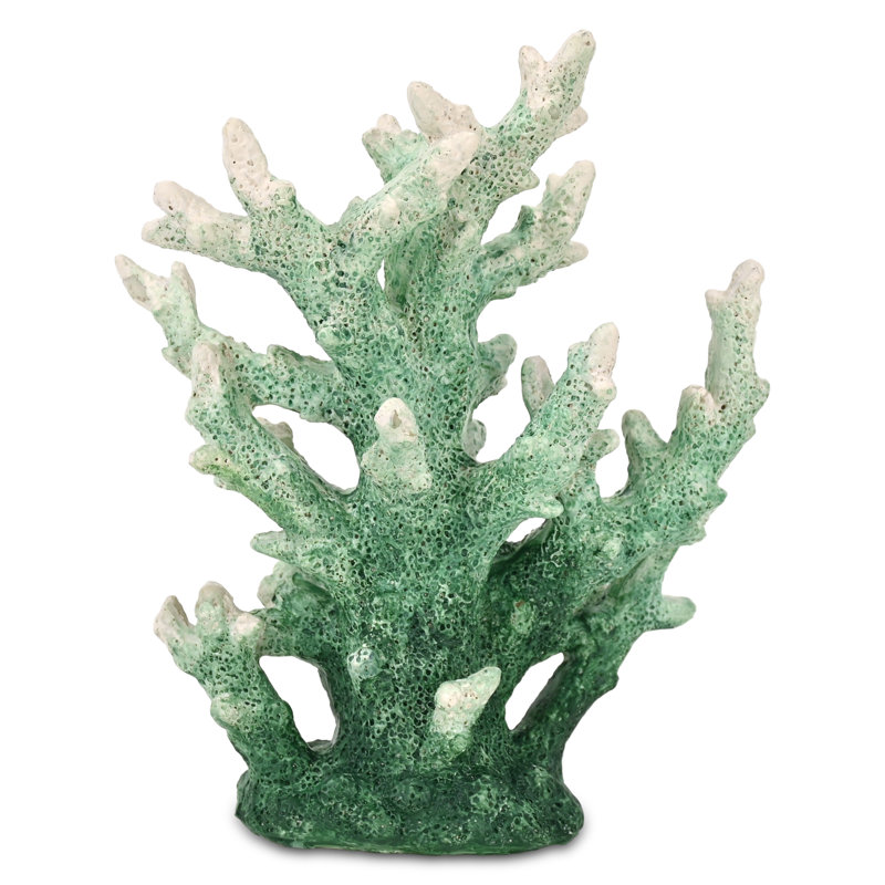 Décor de corail en résine Callidora 9,25 - vert