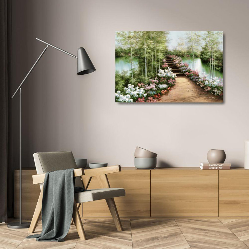 Pont de fleurs, H 16 po x l 24 po