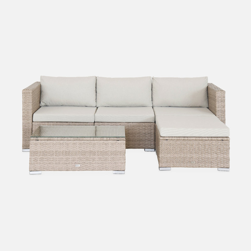 Kersten 4-seater Rattan Garden Sofa Set
