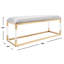 Banc en acier inoxydable Aaltsje-1203685780