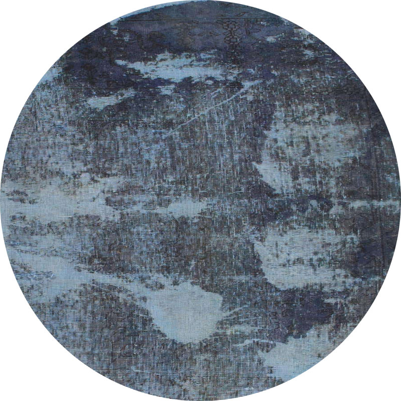 Tapis abstrait moderne 991, Rond 5 pi