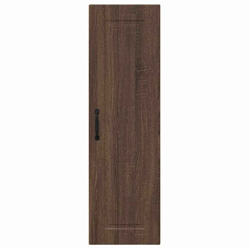 Vidaxl Kitchen Wall Cabinet White 40 X 31 X 100 Cm Engineered Wood, 100cm H x 30cm W x 31cm D, Brown Oak