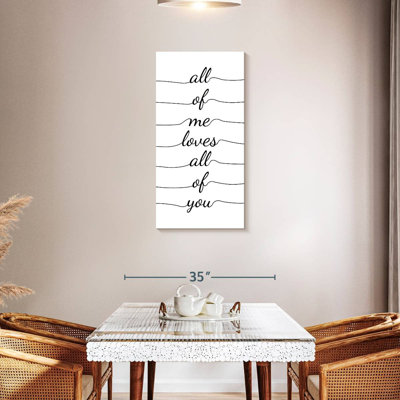 All Of You Typography