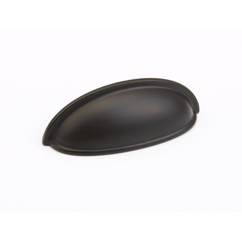 Schaub Traditional Cabinet Cup Pull 3" Centre to Centre, Oil Rubbed Bronze