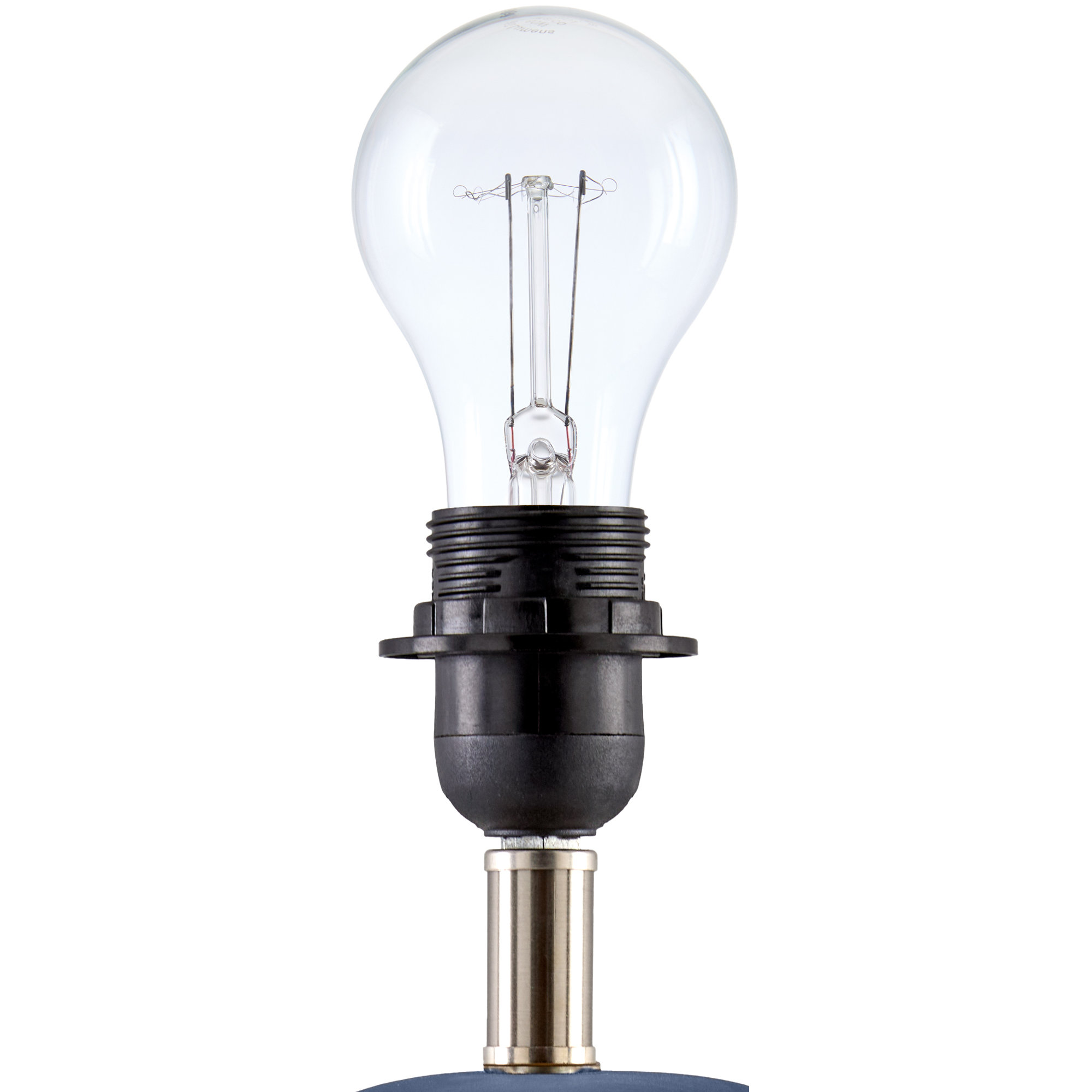 Momsen Scallop Shade Matte Lamp, 15"H x 8"W x 8"D, Blue, White