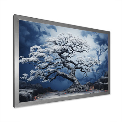 Éveil fauve de chêne bleu sur toile