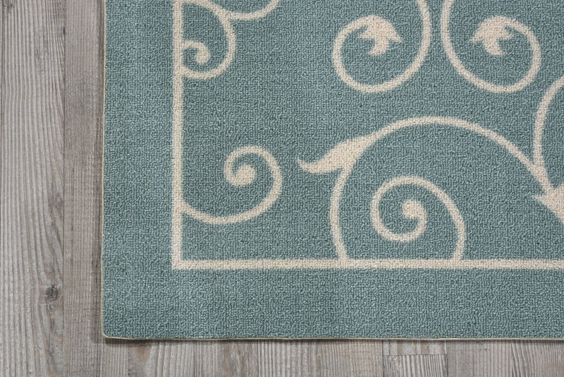 Bertran Floral Indoor / Outdoor Rug, Rectangle 2'3" x 3'9"