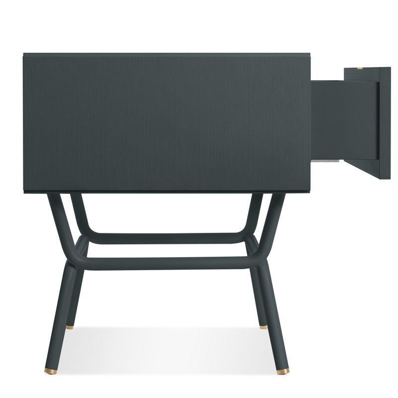 Dang 1 - Drawer Nightstand, Navy Green