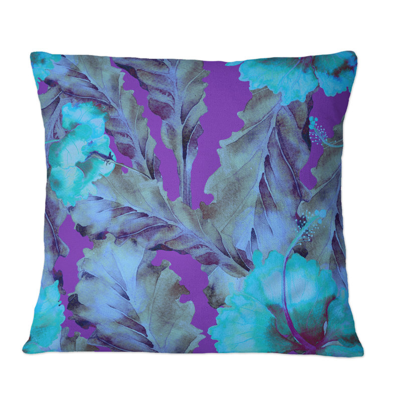 Abstract Throw Pillow, 18" x 18"