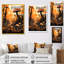 «Amarita Magical Mushroom Vintage Illustration I», reproduction sur toile-2142297985-2142297994