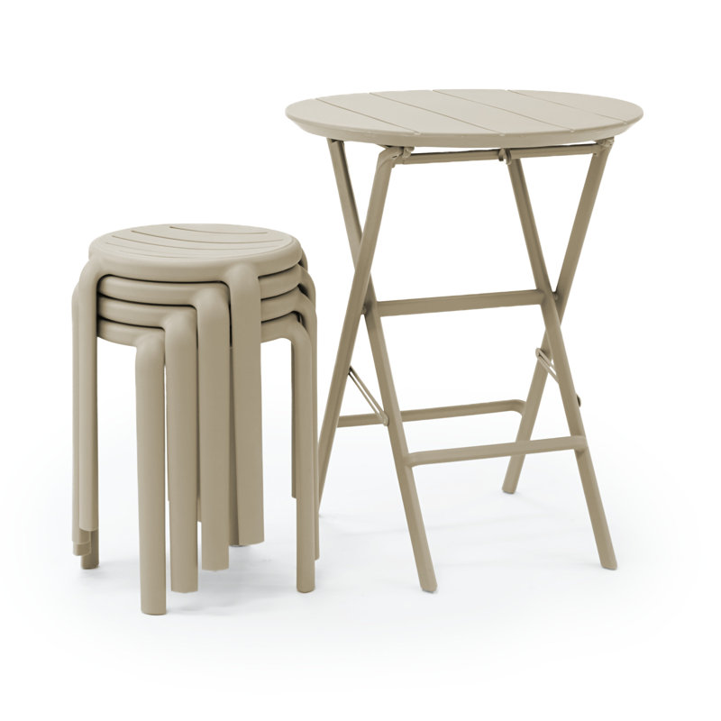 Ensemble de bistro Centreville pour 4 personnes, Beige