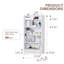 5-Shelf Multi-Functional Modern Wood Bookcase,-78302680