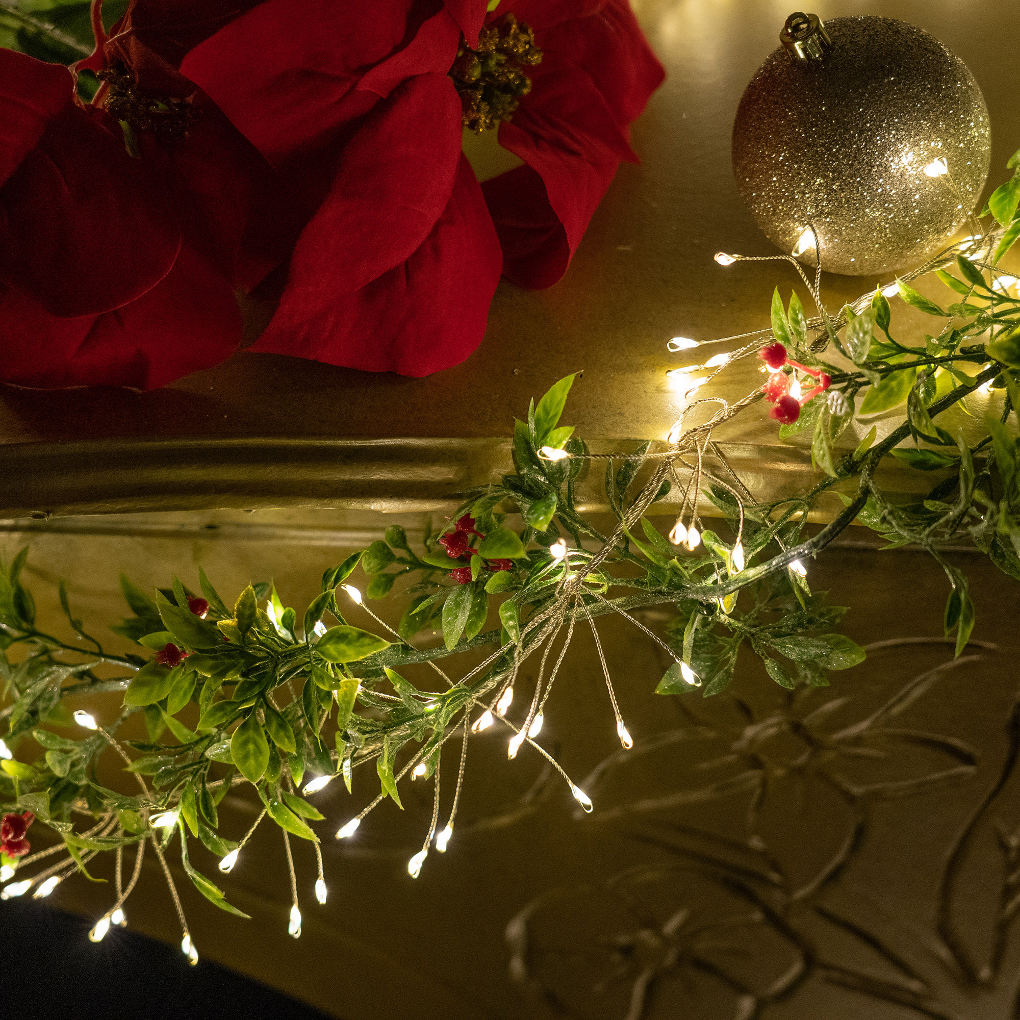 96'' LED String Lights, Warm White
