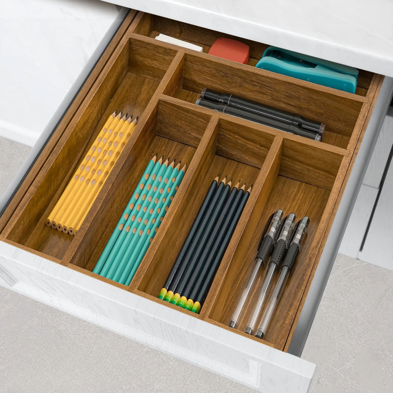 Rangement pour tiroir de cuisine Acacia