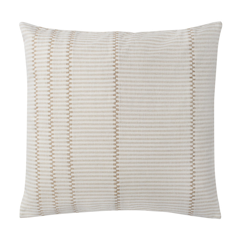 Housse de coussin carré en coton Paloma, 24 po x 24 po