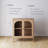 Sideboard Buffet With Glass Doors-2059683652