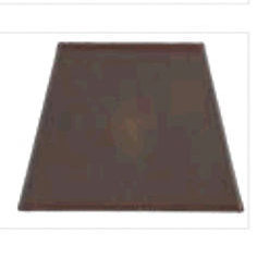 Fabric Square Lamp Shade, Grey Taupe, 26cm H x 30cm W x 30cm D