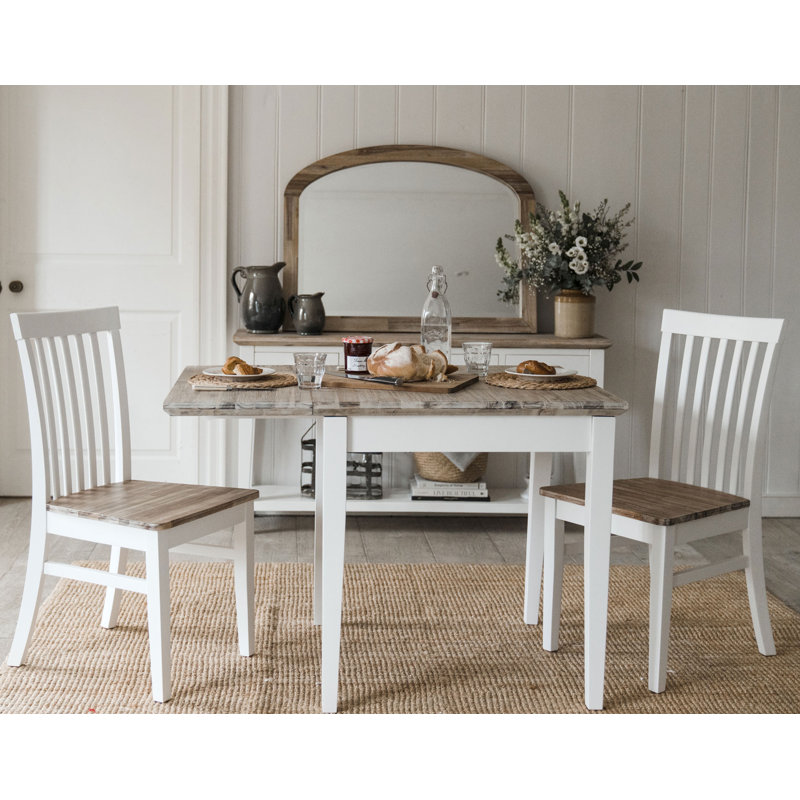 Taylor Slat Back Side Chair, White