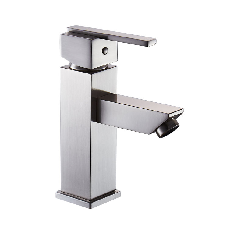 Single-Hole Bathroom Faucet with Drain Assembly