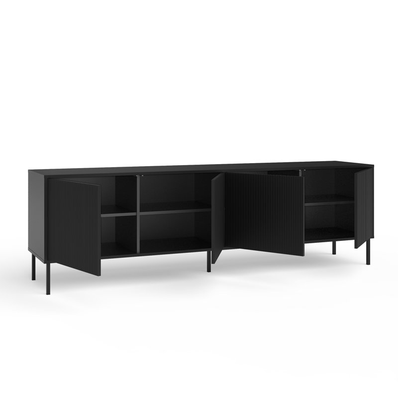 Bokamp 604.52cm Sideboard, Black