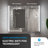 36"W X 30"H Surface Mount Frameless 2 Doors Medicine Cabinet With Mirror Defogger And Soft Close Hinges