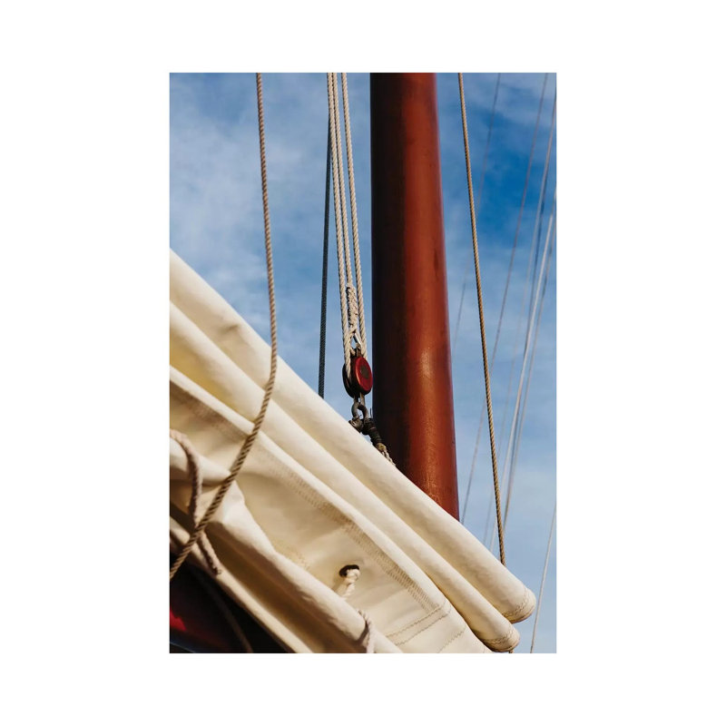 Charleston Sailboat III by Bethany Young - Print on Canvas, Wrapped Canvas, 30.48cm H x 20.32cm W x 1.91cm D