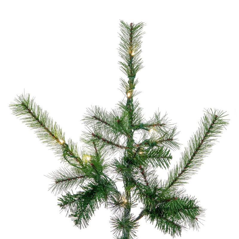 Vickerman 10' x 84" Lodge Pole Pine Artificial Pre-Lit Christmas Tree with 1500 LED Color Changing 3mm Low Voltage 8 Function Wide Angle Coaxial Lights