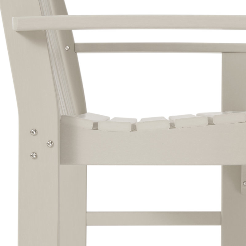 Banc de jardin en PEHD Laguna, Sable