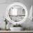 Venia Round Dimmable LED Anti-Fog Frameless Vanity Mirror -976192345