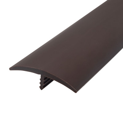 Outwater Plastic T Molding 1 1/2 Inch Flexible Polyethylene Center Barb Tee Moulding 25 Ft Coil