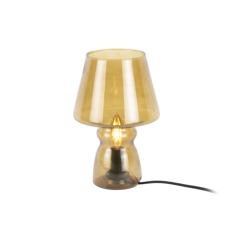 Glass Novelty Lamp, Moss Green