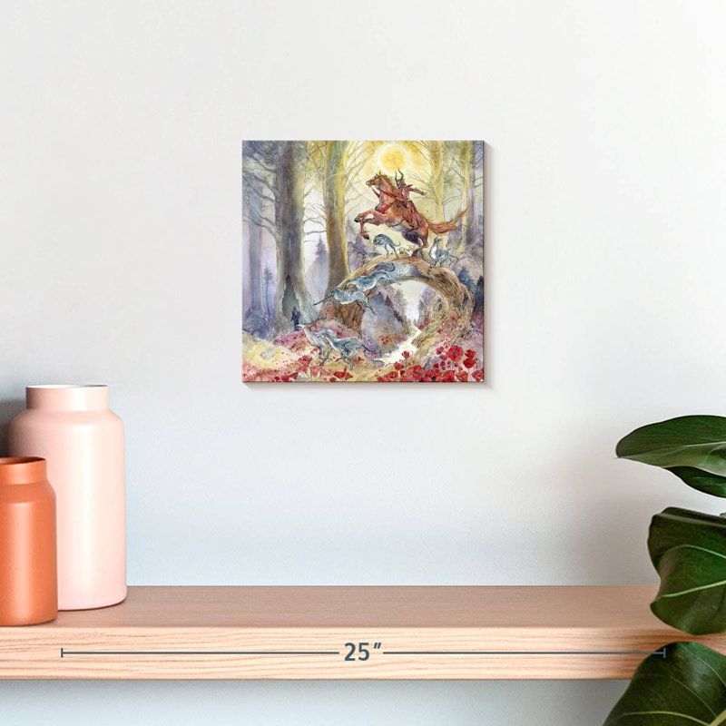 Senne Red Knight Of Burning Day, 10" H x 10" W