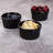 8oz Porcelain Ramekins Set of 8 – Oven Safe & Stackable Souffle and Creme Brulee Dishes – Custard Cups and Dessert Bowls for Baking, Appetizers, Dips – Black-136166915