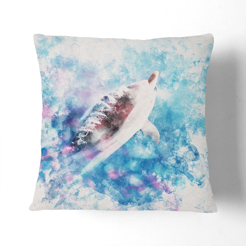 Square Throw Cushion, 40cm H x 40cm W x 15cm D, Black