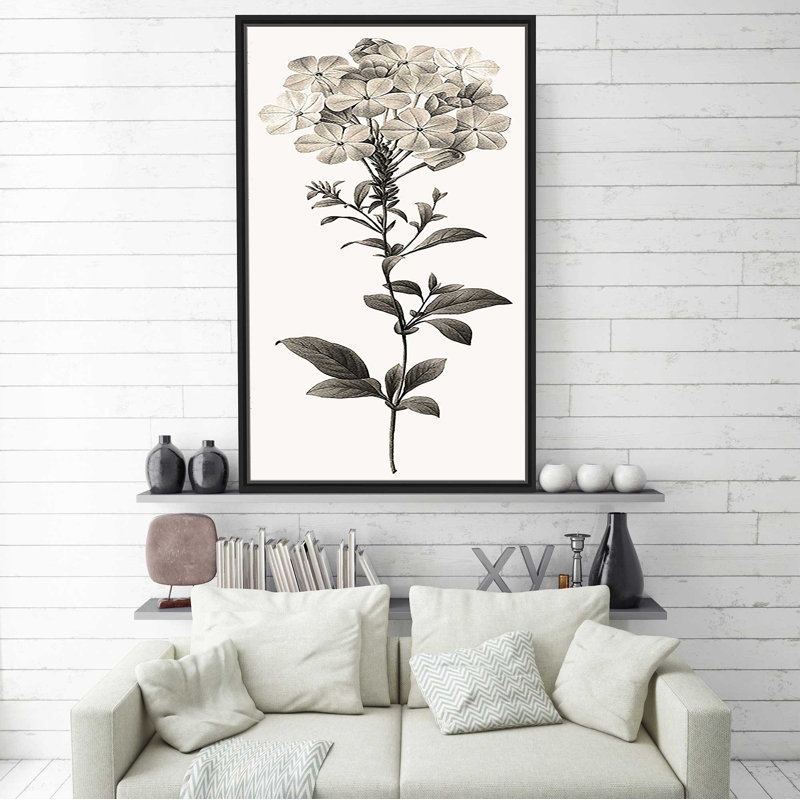 «Slender plomb» par Kelly Donovan - impression, Cadre flottant noir, H 51,5 po x l 31,5 po x P 2 po