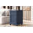 Classic Vintage Livingroom End Table Side Table With USB Ports And One Multifunctional Drawer With Cup Holders-844044055
