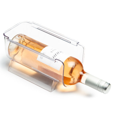 Organisateur de porte-bouteilles en acrylique transparent Pantry Partners Eco Conscious