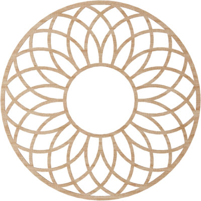 Médaillon de plafond en bois ajouré Cannes