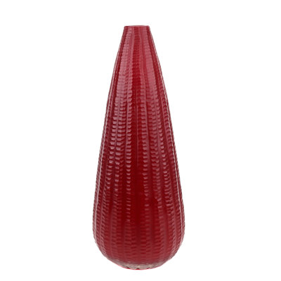 Serpentine Handmade Glass Table Vase