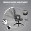 Fauteuil de jeu ergonomique avec support lombaire à massage et repose-pieds - Fauteuil de bureau inclinable en cuir d'unité centrale avec coussin à ressorts ensachés pour adultes, grands et grands utilisateurs-166533634